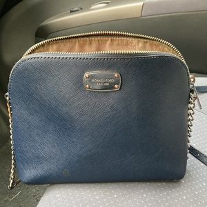 Michael Kors Navy Blue Crossbody Bag